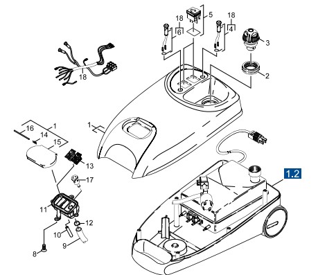 KARCHER Pressure Washer K1201 11156800 Parts list pump manual